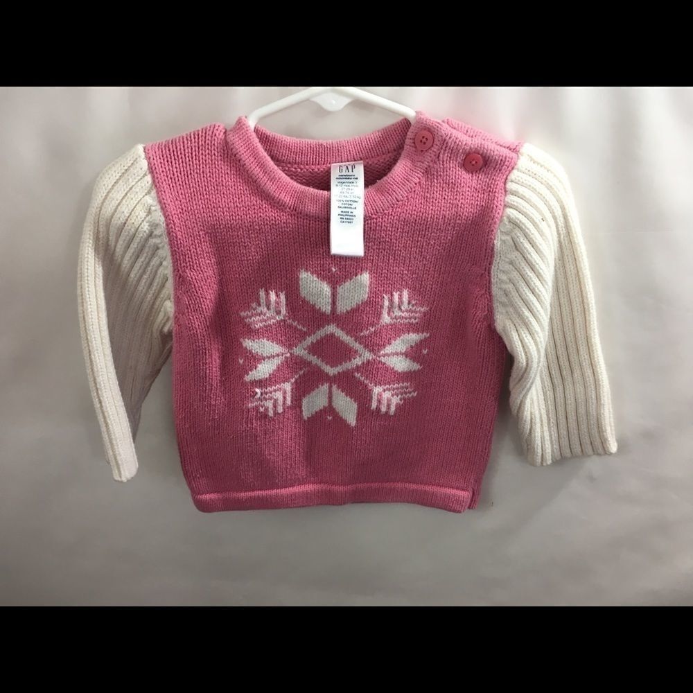 Gap Sweater Infant 6-12 months Pink NWOT